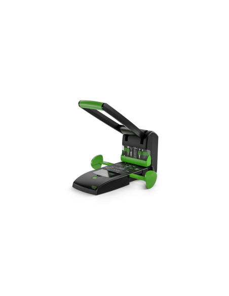 Novus B 2200 re+new perforador de papel 200 hojas Negro, Verde