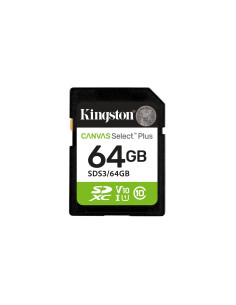 Kingston Technology 64 GB SDXC Canvas Select Plus Gen3 100 MB/s C10