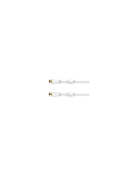 Hama 00205246 cable coaxial 1,5 m Blanco