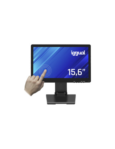 iggual Monitor táctil capacitivo 15,6" 16:9 HD+