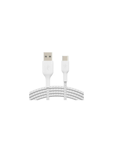 Belkin Cable USB-A To USB-C 1 Metro Boos Charge Blanco (CAB001BT1MWH)