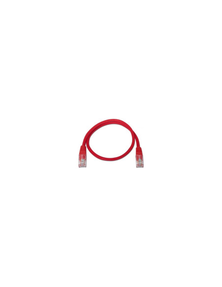 AISENS A133-0188 cable de red Rojo 1 m Cat5e U/UTP (UTP)