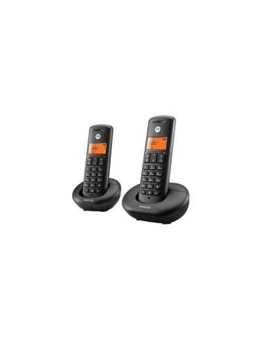 Motorola E202 Duo Teléfono DECT Negro
