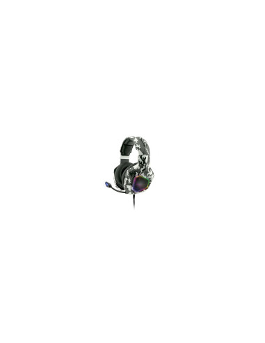 Auriculares gaming con microfono spirit of gamer elite-h50 camuflaje artico MIC-EH50WT