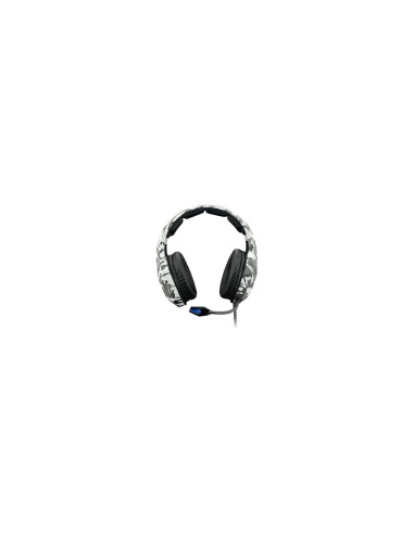 Auriculares gaming con microfono spirit of gamer elite-h50 camuflaje artico MIC-EH50WT
