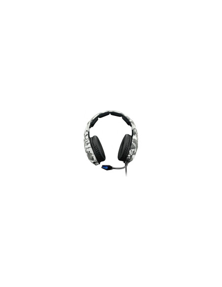 Auriculares gaming con microfono spirit of gamer elite-h50 camuflaje artico MIC-EH50WT