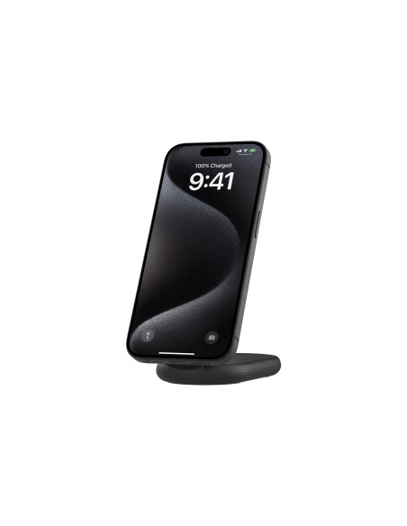 Belkin BoostCharge Auriculares, Smartphone Negro USB Cargador inalámbrico Carga rápida Interior