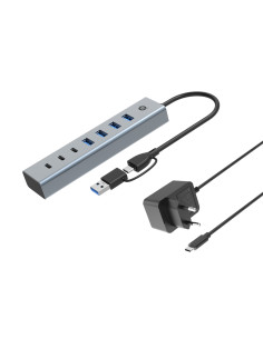 Conceptronic HUBBIES20GP hub de interfaz USB 3.2 Gen 1 (3.1 Gen 1)