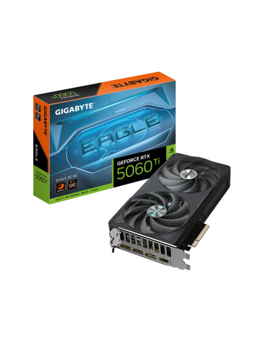 GIGABYTE GeForce RTX 5060 Ti EAGLE OC 8G Tarjeta Gráfica – 8 GB