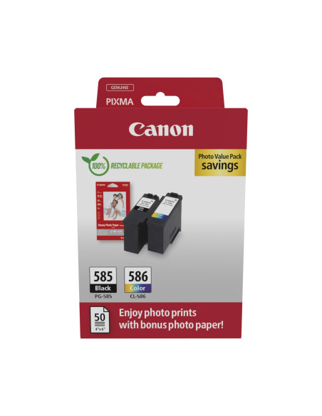 Canon PG-585/CL-586 PVP cartucho de tinta 2 pieza(s) Original Negro,