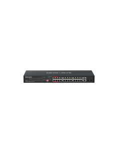 Mercusys MS128GP switch Gigabit Ethernet (10/100/1000) Energía sobre Ethernet (PoE) 1U Negro