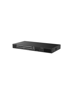 Ruijie Networks RG-ES228GS-LP switch Gestionado L2 Gigabit Ethernet (10/100/1000) Energía sobre Ethernet (PoE) Escritorio Negro