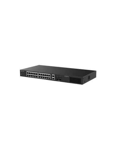 Ruijie Networks RG-ES228GS-LP switch Gestionado L2 Gigabit Ethernet (10/100/1000) Energía sobre Ethernet (PoE) Escritorio Negro