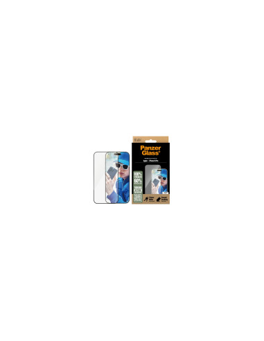 PanzerGlass ® Screen Protector iPhone 16 Pro | Ultra-Wide Fit