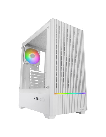 Mars Gaming MCQUANTUMW carcasa de ordenador Midi Tower Blanco