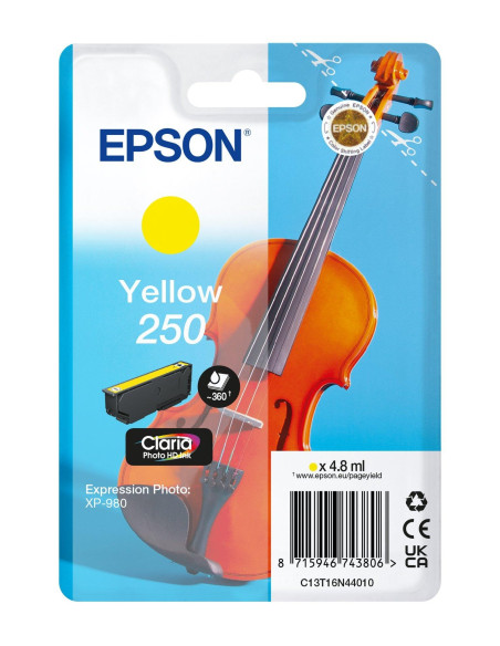 Epson 250 Violin Claria Photo HD cartucho de tinta 1 pieza(s)