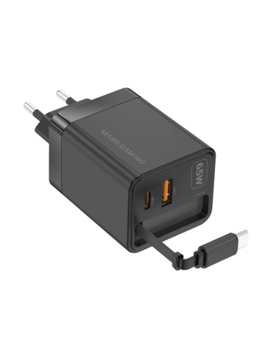 Mars Gaming MDGAN65R cargador de dispositivo móvil Negro