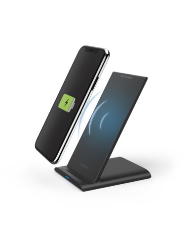 Hama QI-FC10S Smartphone Negro USB Cargador inalámbrico Carga rápida