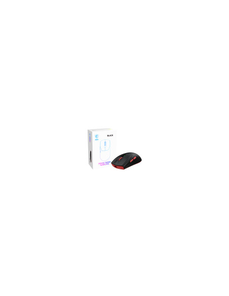 MSI Forge Gm340 Wireless Black ratón Juego Ambidextro RF Wireless +