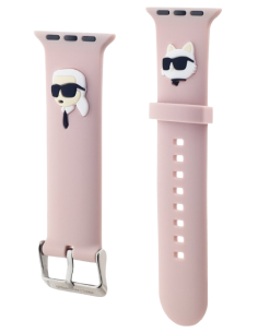 CORREA KARL LAGERFELD SMARTWATCH 42/44/45/49 MM ROSA