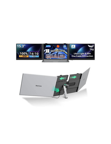 MONITOR PORTATIL DOBLE CON 15.3" FHD 60HZ Y USB-C BLACKVIEW