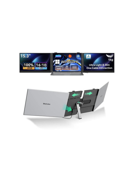 MONITOR PORTATIL DOBLE CON 15.3" FHD 60HZ Y USB-C BLACKVIEW