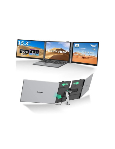 MONITOR PORTATIL DOBLE CON 15.3" FHD 60HZ Y USB-C BLACKVIEW