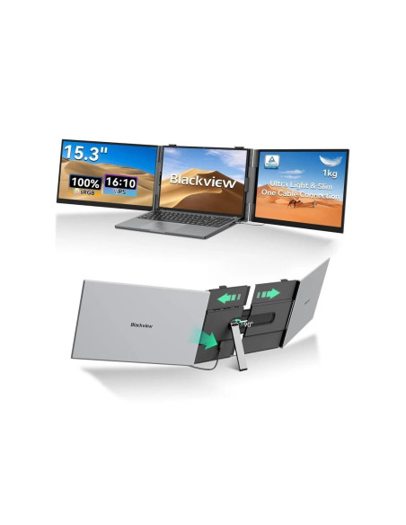 MONITOR PORTATIL DOBLE CON 15.3" FHD 60HZ Y USB-C BLACKVIEW