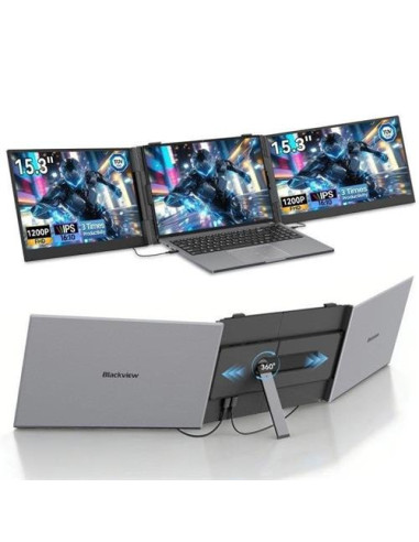MONITOR PORTATIL DOBLE CON 15.3" FHD 60HZ Y USB-C BLACKVIEW