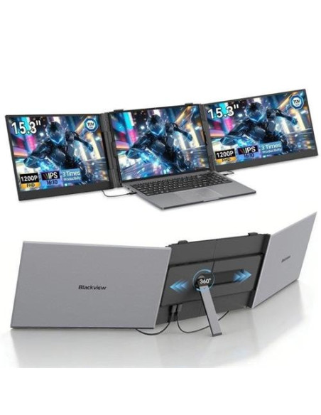 MONITOR PORTATIL DOBLE CON 15.3" FHD 60HZ Y USB-C BLACKVIEW