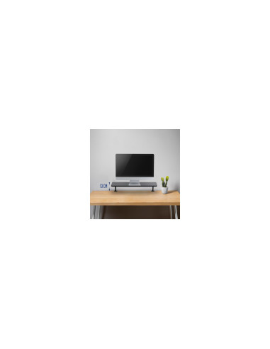 Ewent EW1546 soporte para monitor 86,4 cm (34") Escritorio Negro