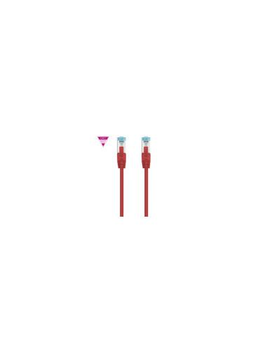 Nanocable Cable de Red Cat.7 600MHZ LSZH SFTP PIMF AWG26, Rojo, 50 cm
