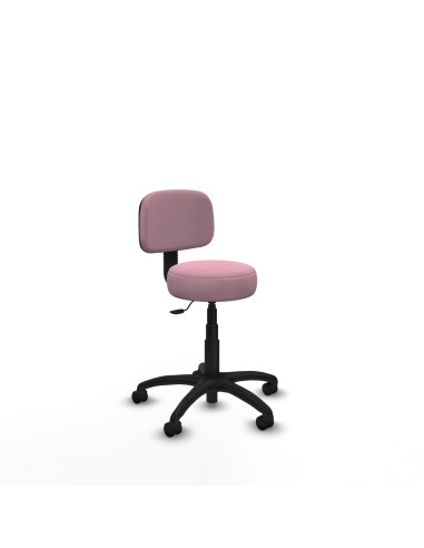 Piqueras y Crespo Silla Llanos giratorio bali rosa base poliamida 600 ruedas nailon 50