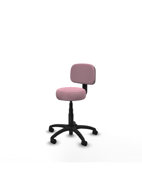 Piqueras y Crespo Silla Llanos giratorio bali rosa base poliamida 600 ruedas nailon 50