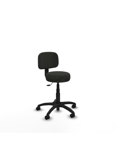 Piqueras y Crespo Silla Llanos giratorio bali negro base poliamida 600 ruedas nailon 50