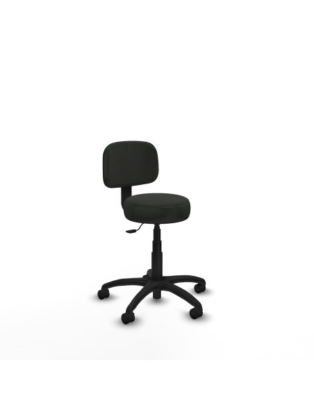 Piqueras y Crespo Silla Llanos giratorio bali negro base poliamida 600 ruedas nailon 50