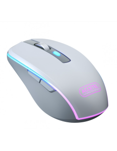 Ratón Bluetooth 5.2 Inalámbrico Recargable 2.4GHz 800/1200/1600 DPI - Plata 2