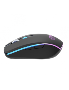 Ratón Bluetooth 5.2 Inalámbrico Recargable 2.4GHz 800/1200/1600 DPI - Negro 2