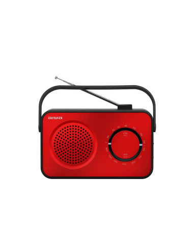 Aiwa R-190RD radio Portátil Analógica Negro, Rojo