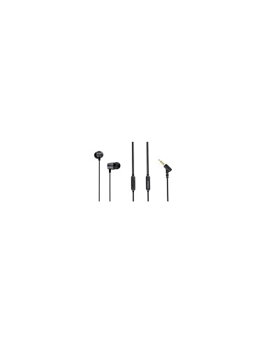 Aiwa ESTM-30BK auricular y casco Auriculares Alámbrico Dentro de oído Llamadas/Música/Deporte/Uso diario Negro