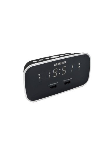 Aiwa CRU-19BK despertador Reloj despertador digital Negro