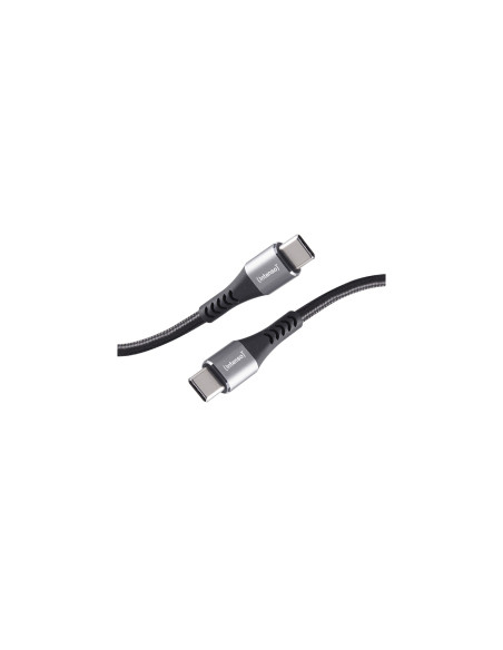 Intenso Cable de carga/datos USB-C C315C, 1,5 m, carga rápida hasta 60 vatios, negro
