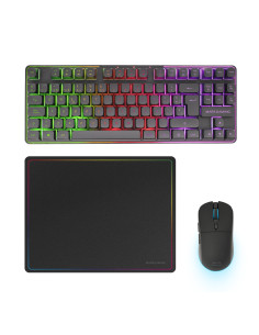 Mars Gaming MCPWTKLES teclado Ratón incluido Juego RF inalámbrica +