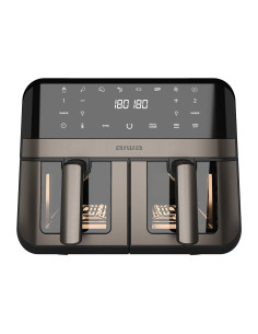 Aiwa AFR-9000 Doble 9 L Independiente 2400 W Freidora de aire caliente Negro