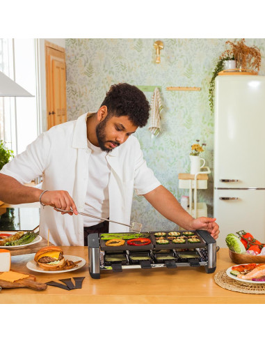 Raclette Cheese&Grill 16000 Inox Black