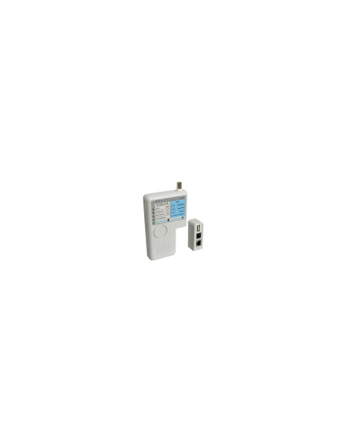 Tester probador de cables wp Rj11 Rj12 Rj45 bcn usb blanco WPC-TST-002