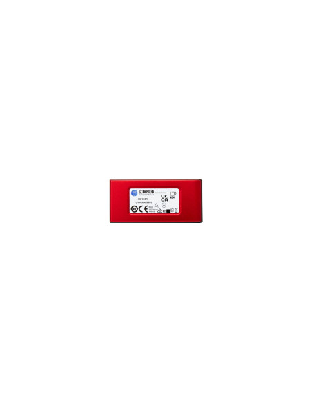 Kingston Technology 1TB SSD externo XS1000 USB 3.2 Gen 2, Rojo