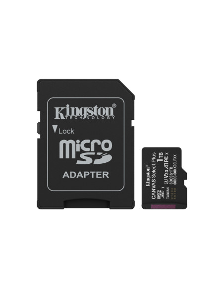 Kingston Technology 1TB microSDXC Canvas Select Plus Gen3 150MB/s A1