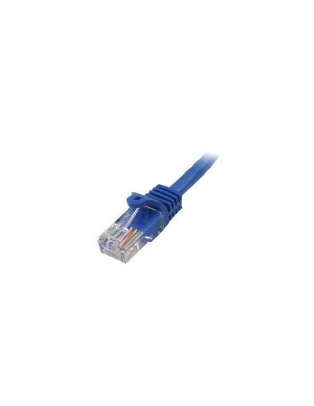StarTech.com Cable de Red de 0,5m Azul Cat5e Ethernet RJ45 sin