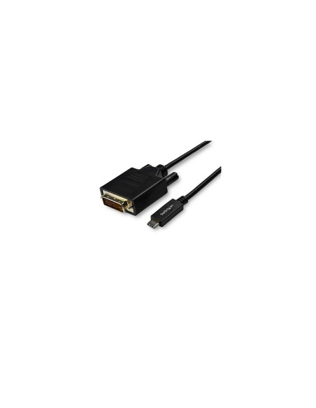 StarTech.com Cable Adaptador de 3m USB-C a DVI 1920 x 1200 - Negro -